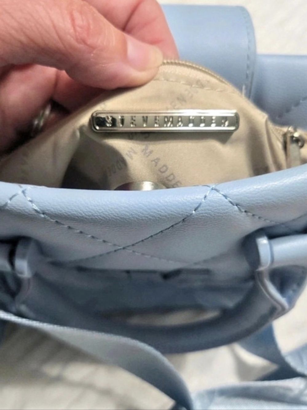Steve Madden Blibby Crossbody Bag Blue - Picture 7 of 11